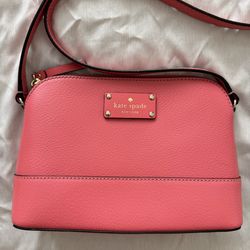 Kate Spade Southport Ave Hanna TerraCotta Pebbled Leather Crossbody