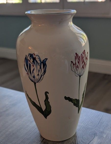 Tiffany Tulips Porcelain Vase