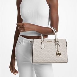 Micheal Kors Sheila Medium Logo Satchel