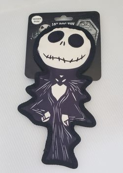 Tim Burton's Nightmare Before Christmas 10" Jack Skellington 10" Flattie Dog Toy
New with tags