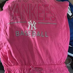 New York Yankees Pink Girls 14/16