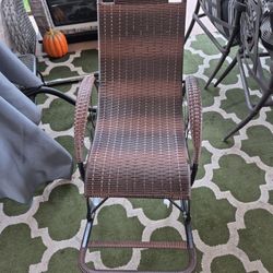 Rattan Reclining  Rocking Chair Sun Lounger