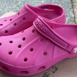 Pink Crocs