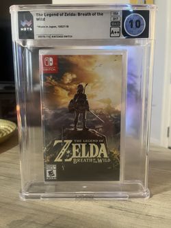 Nintendo Switch Legend of Zelda Breath of the Wild WATA Graded 10