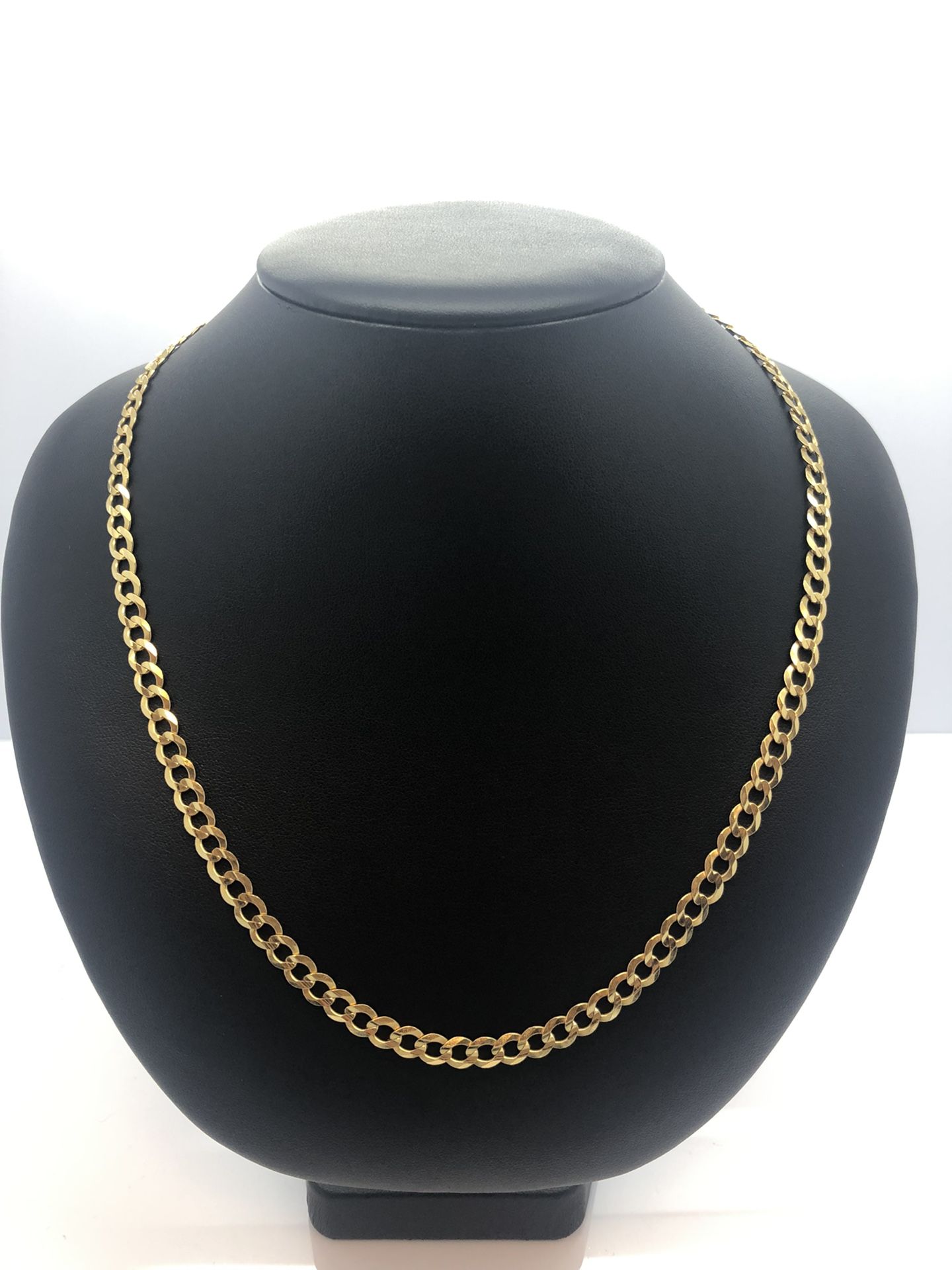 New 10K Solid Gold Cuban Chain