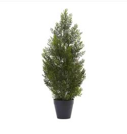 Nearly Natural Indoor and Outdoor 2 ft. Artificial Mini Cedar Pine Tree 1160