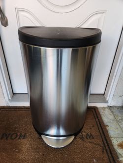 Simple human trash can kitchen