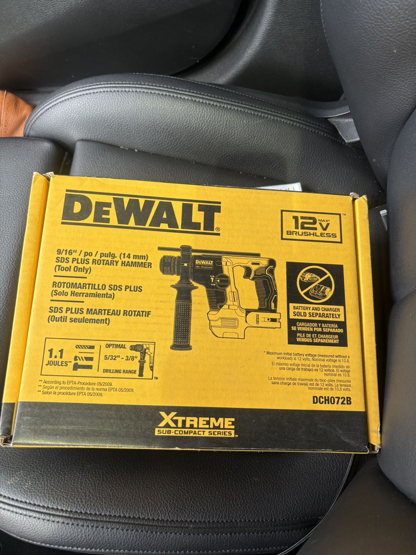 DEWALT XTREME 12-volt max SDS-Plus SDS-plus Cordless Rotary Hammer Drill