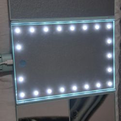 LED Lighted Makeup Mirror 21 LED – Touch Control (New Open Box)
