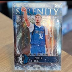 Topps 2025-26 Chrome Serenity Rookie Cooper Flagg Mavericks #SY-11 Basketball