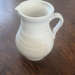 3 Quart White Pitcher New