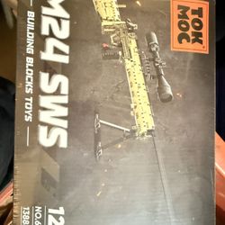 M24 SWS Sniper Rifle Building Blocks Set (1388 PCS) – TOK MOC Military Toy, New Sealed