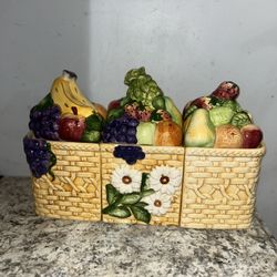 Vintage Fruit Canisters