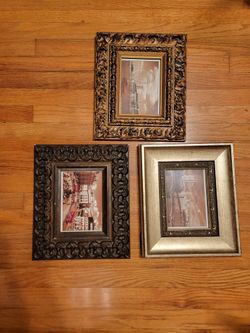 Set of 3 Ornate Framed London Prints
