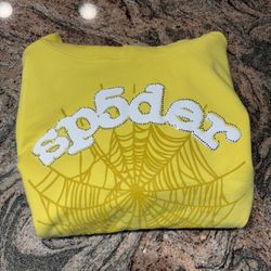 Sp5der Websuit Hoodie Yellow Size XL 2021
