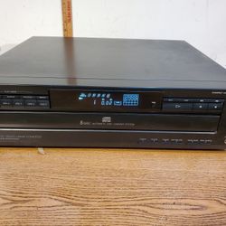 Sony CDP-C225 5-Disc CD Changer Carousel  Player Watch Video Demo