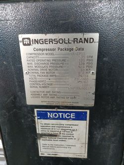 Compresor Industrial Heavy Duty INGERSOLLRAND