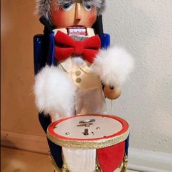 Steinbach Musical Nutcracker Christmas America Uncle Sam Drum LE 002655 Adler