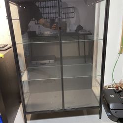 Rudsta IKEA glass display cabinet 