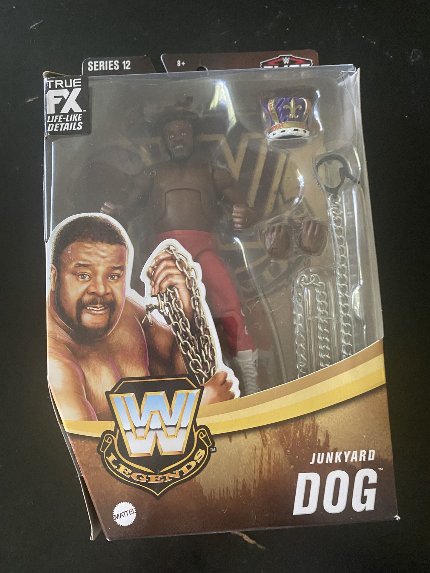 WWE Legends Elite JYD Junkyard Dog Series 12 Mattel Wrestling Figure