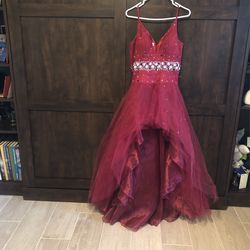 High Low Valentine Ball Dress-8