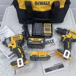 XR Impact Driver / Atomic Drill Driver, 3.0AH & 2.0AH Batteries,Charger & Bag