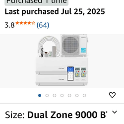 Brand new ac and heater system in box never open