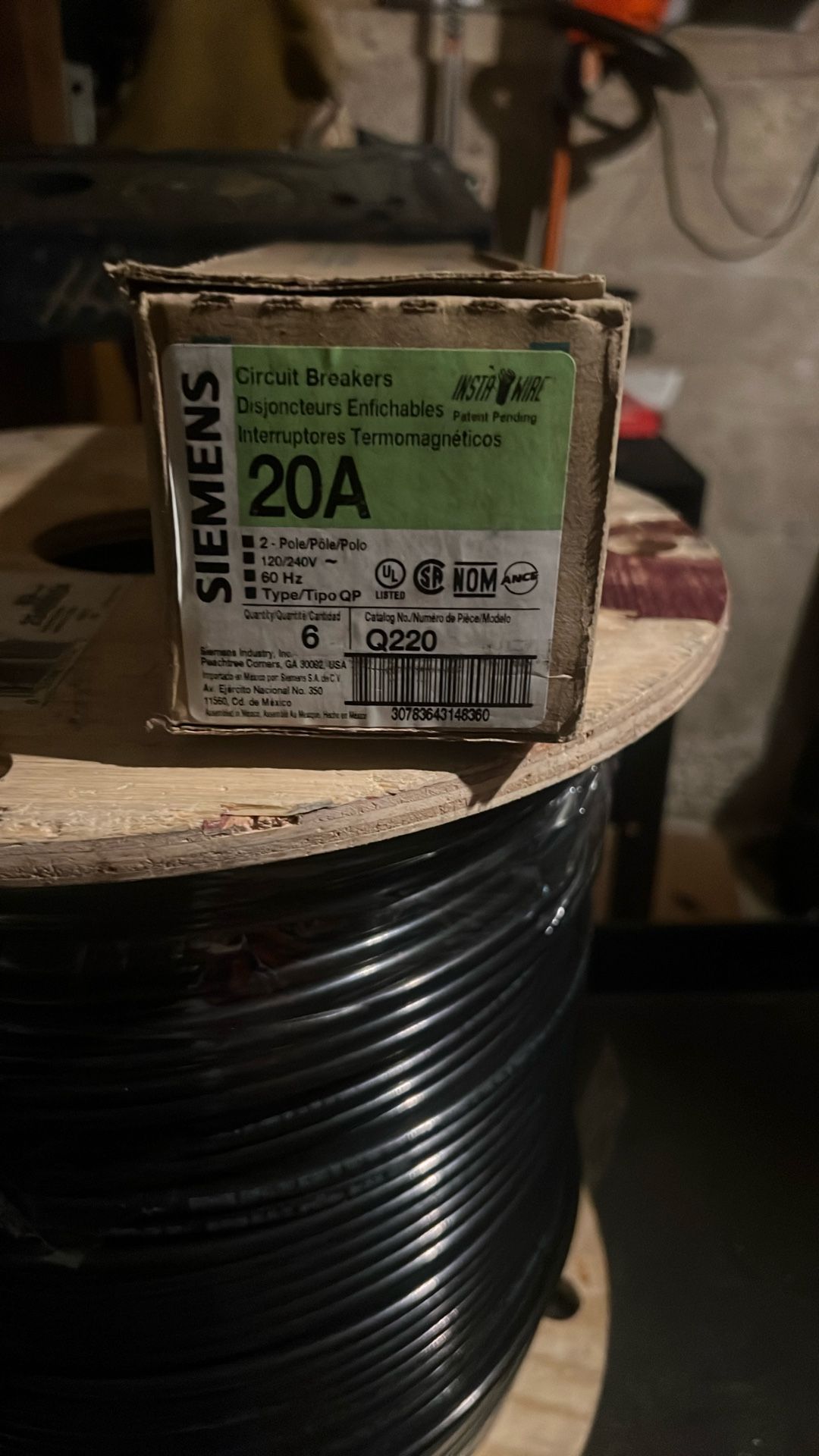 Siemens 20 Amp Breakers