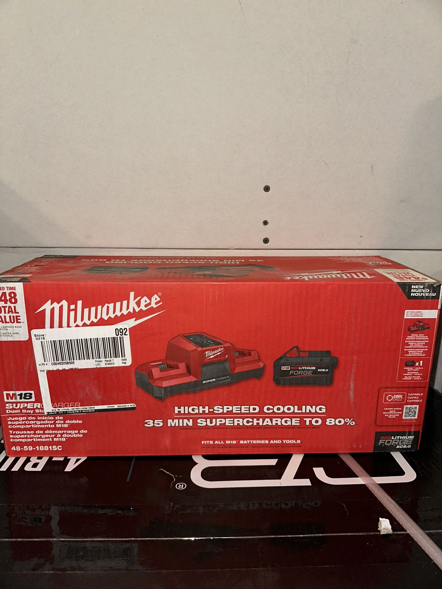 Milwaukee M18 Dual Bay Super Charger - NEW IN BOX