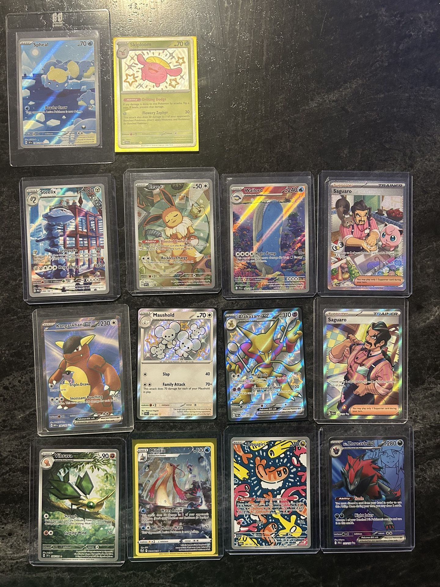 Pokemon Card Collection Lot of 14 Cards NM all Gradable IR's, SIR's, Shiny's ✨