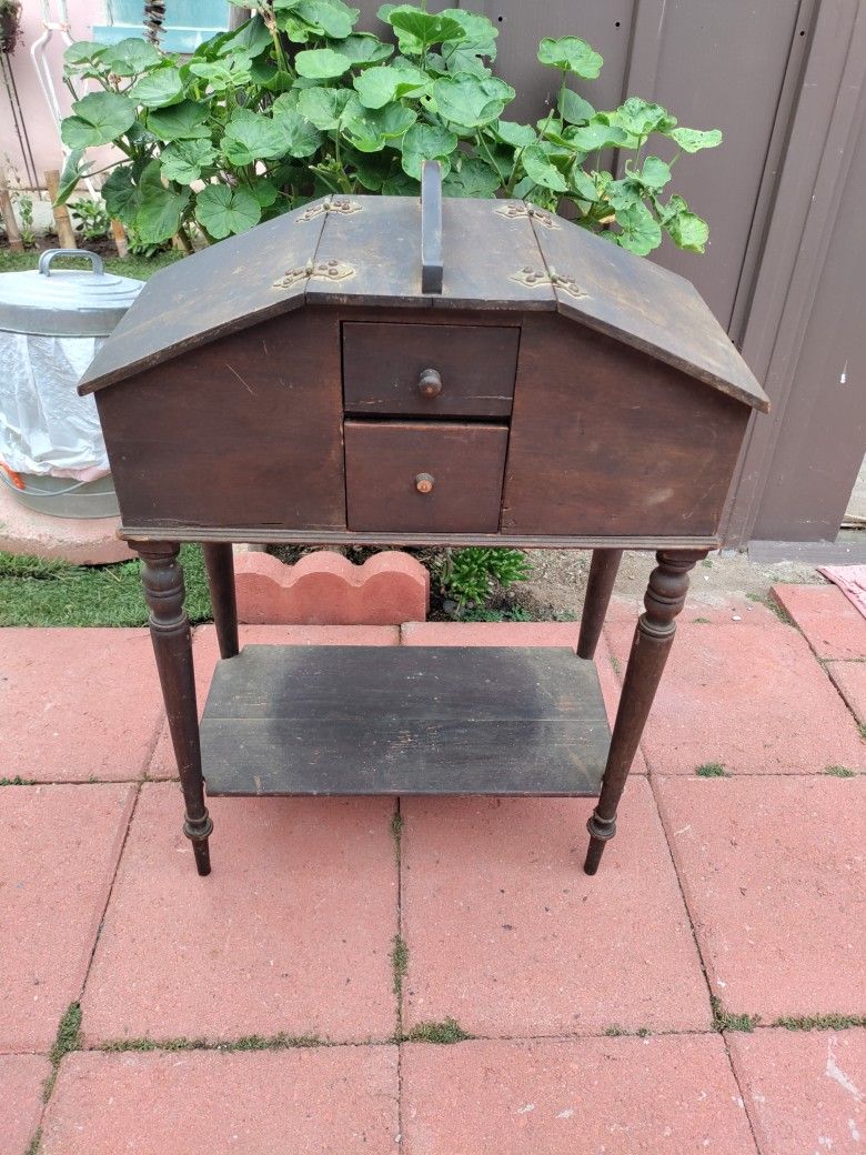 Antique Sewing Box