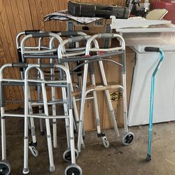 Walkers And Cane 
