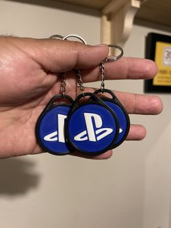 PlayStation Logo Key Chain