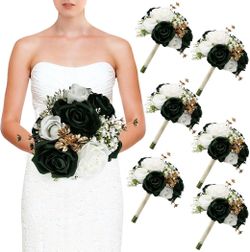 Wedding Bridesmaid Bouquets Set of 6 -NEW (2792/3)