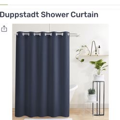 Blue Shower Curtain