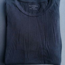 AllSaints Cotton Lyocell Blend Breathable Oversize Beach T-Shirt Medium Made In Portugal All Saints Tee
