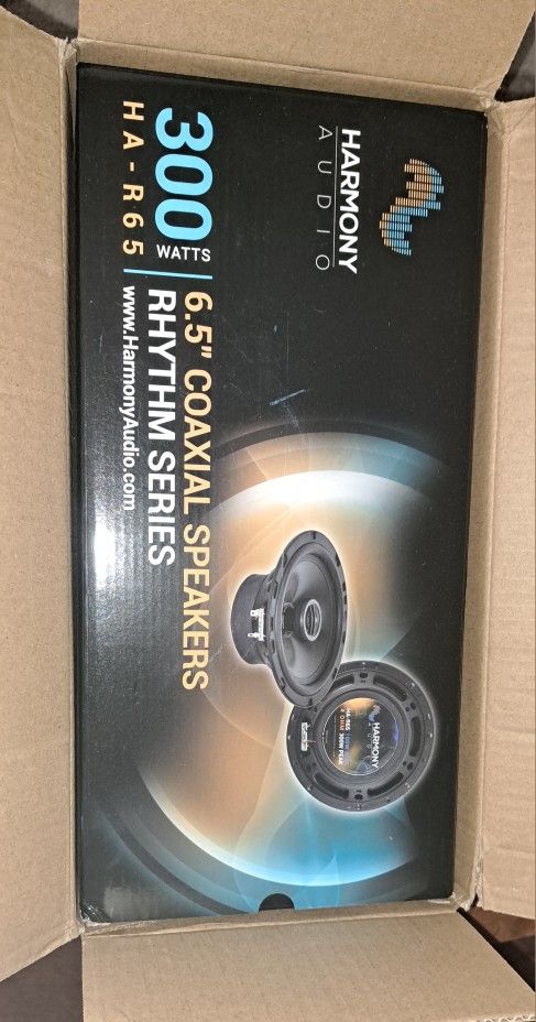 Harmony 6.5" Coaxial Speakers NIB $40