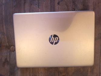 Silver HP Laptop