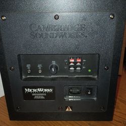 Like New Cambridge Soundworks Power Subwoofer. 16"+9"+8"  $100 F