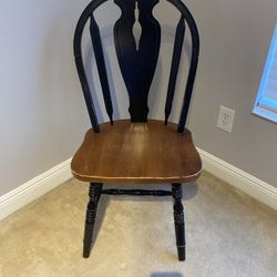 Solid Vintage Wooden Chair