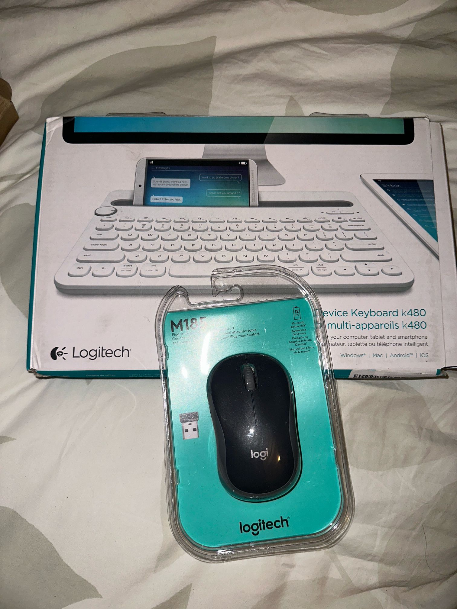Logitech Wireless Keyboard and Mouse – New in Box