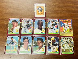 11 Card Pirates 1987 Donruss Opening Day Lot Barry Bonds RC & Pirates Checklist Card