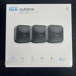 Blink Outdoor 3-Camera Wireless Security Camera System – Like New