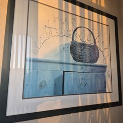 framed art print titled "Wild Rose Berries" by American artist Pauline Eble Campanelli