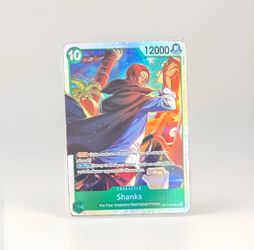 Bandai One Piece CCG Shanks OP17-022 Rush 12000 Power Cost 10 SR Foil