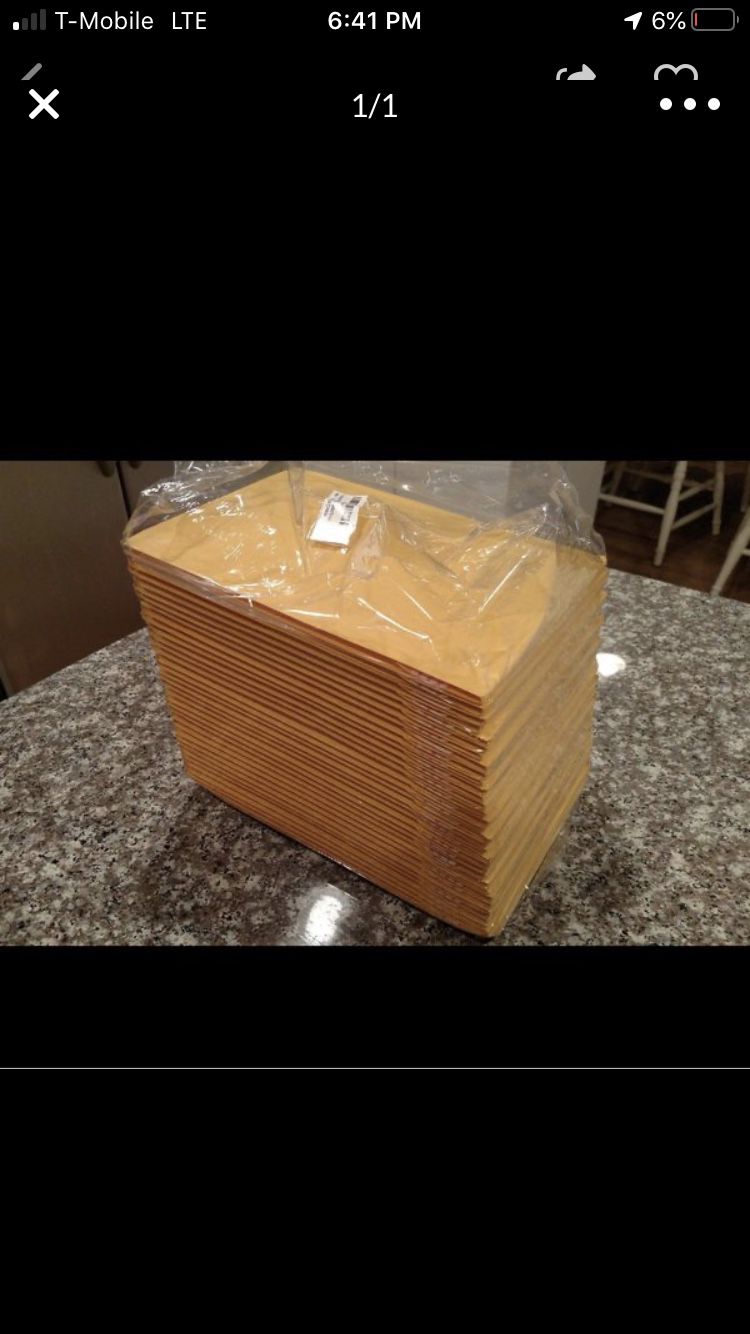25x bubble mailers 4x8 Inch