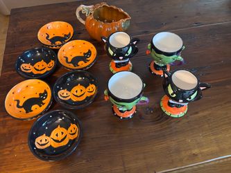 Halloween/fall ceramic items