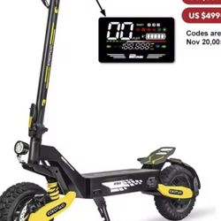 New. In. Box.  De. 1200w. Super. Velox. Y Grande. Escoter. Corre. 30mh. 