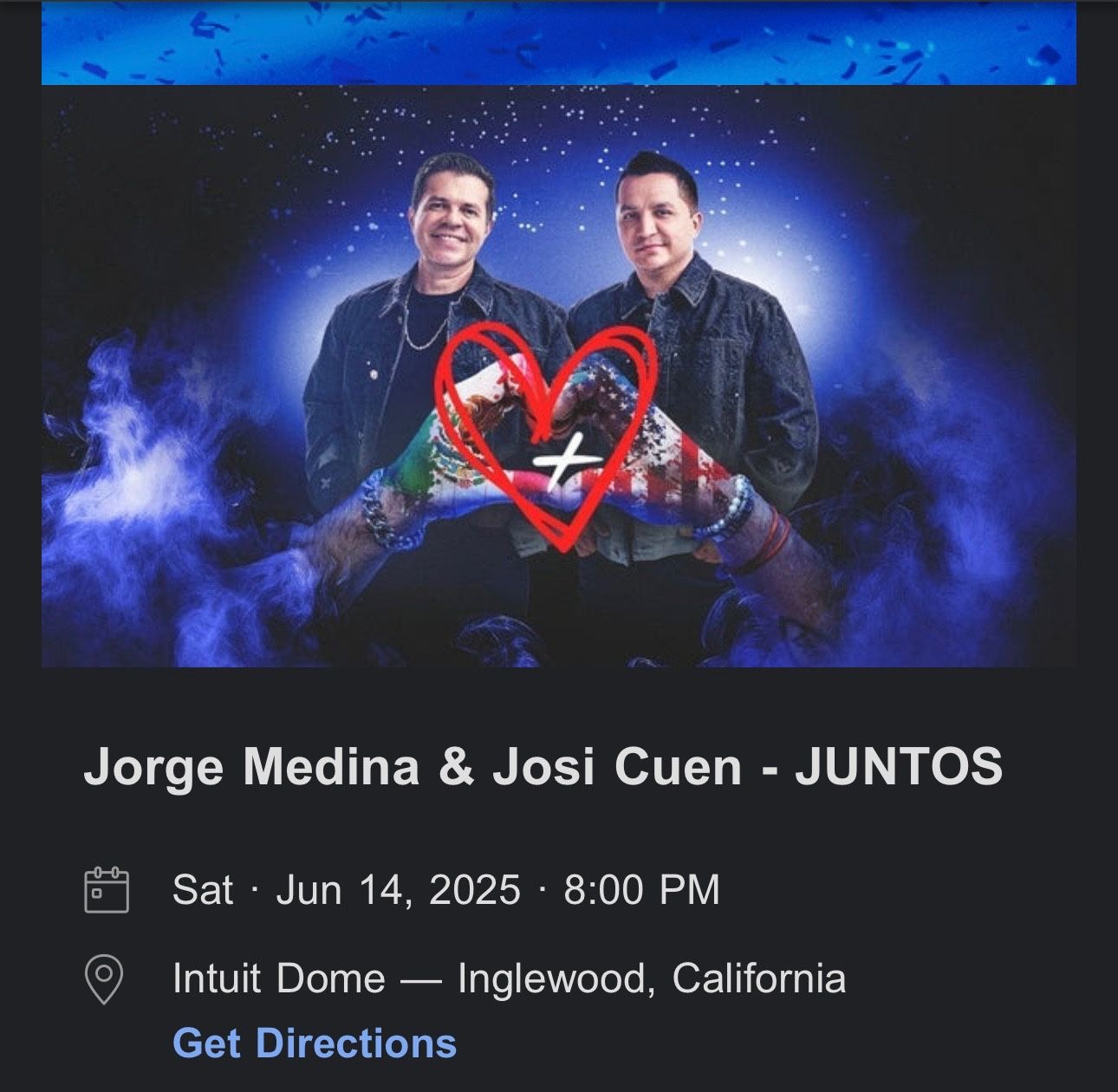 Jorge Medina & Josi Cuen Tickets