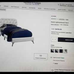 Twin bed frame 